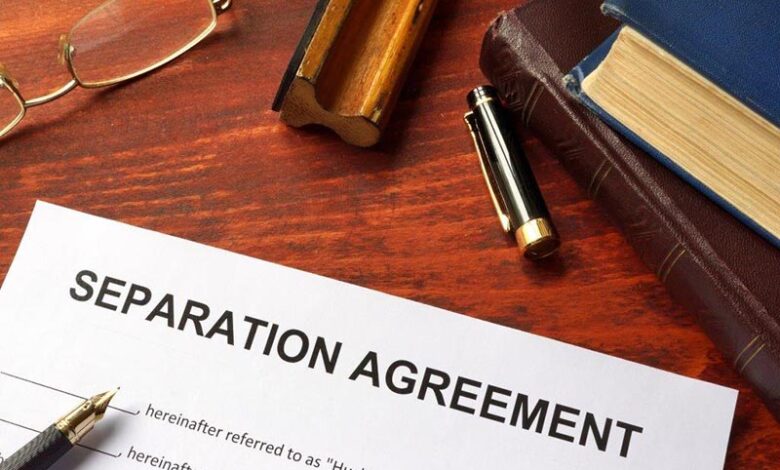 Separation Settlement Calculated