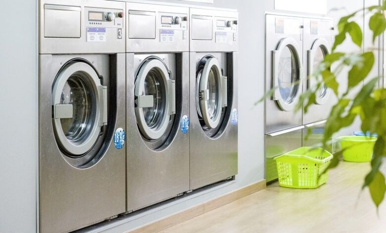 Modern machinery for industrial laundries