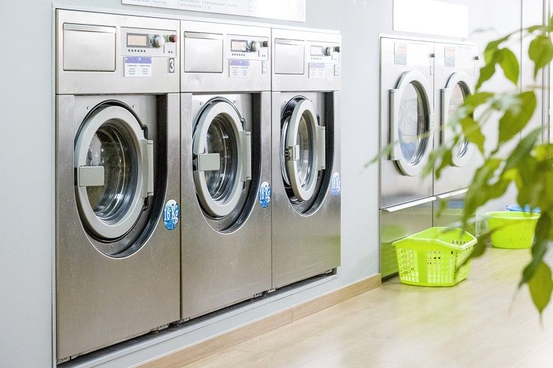 Modern machinery for industrial laundries
